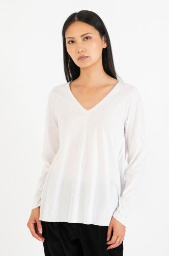 Philosophy Organic Cotton V T-Shirt BL1510 Λευκό
